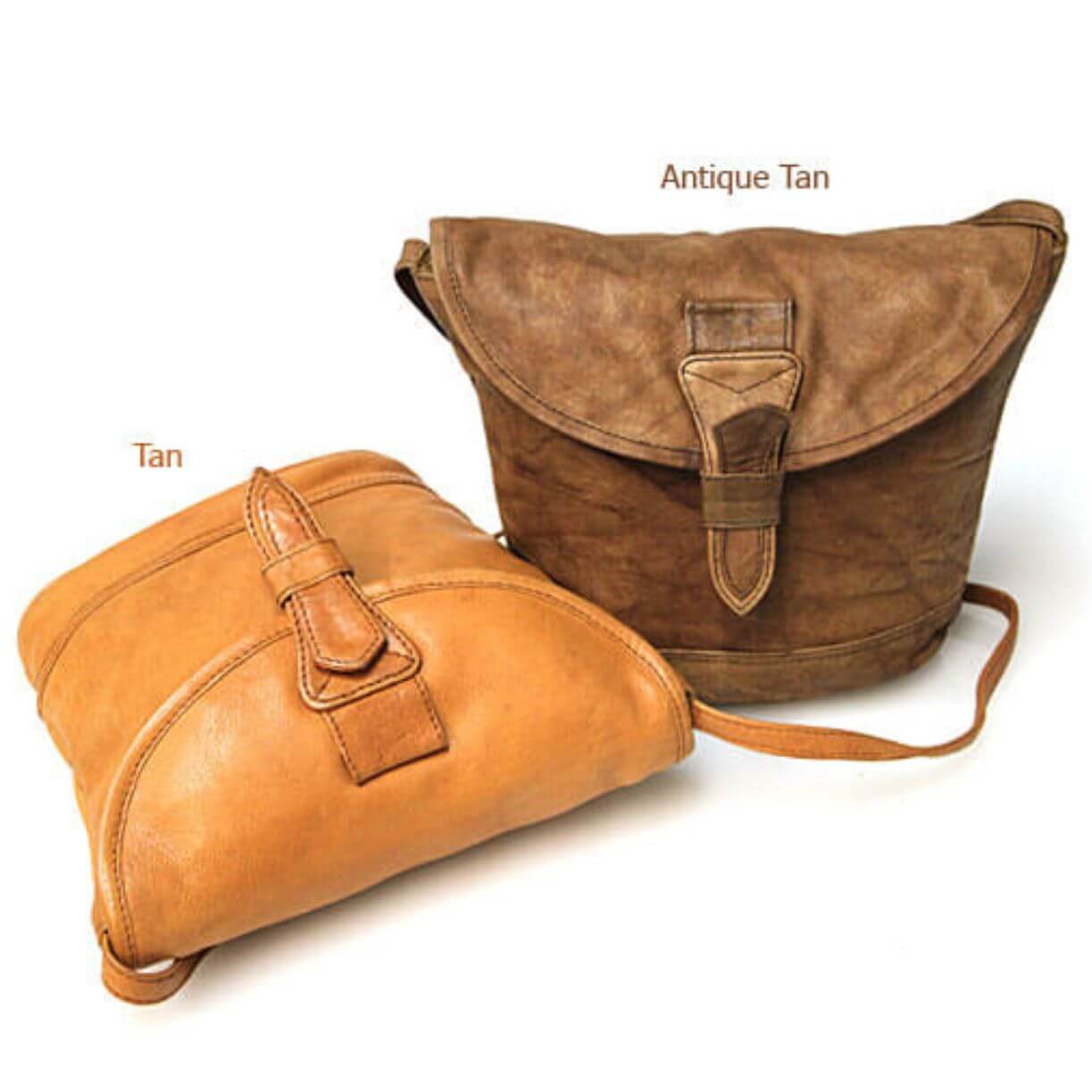 Le Sabbi Waxed Leather Handbag